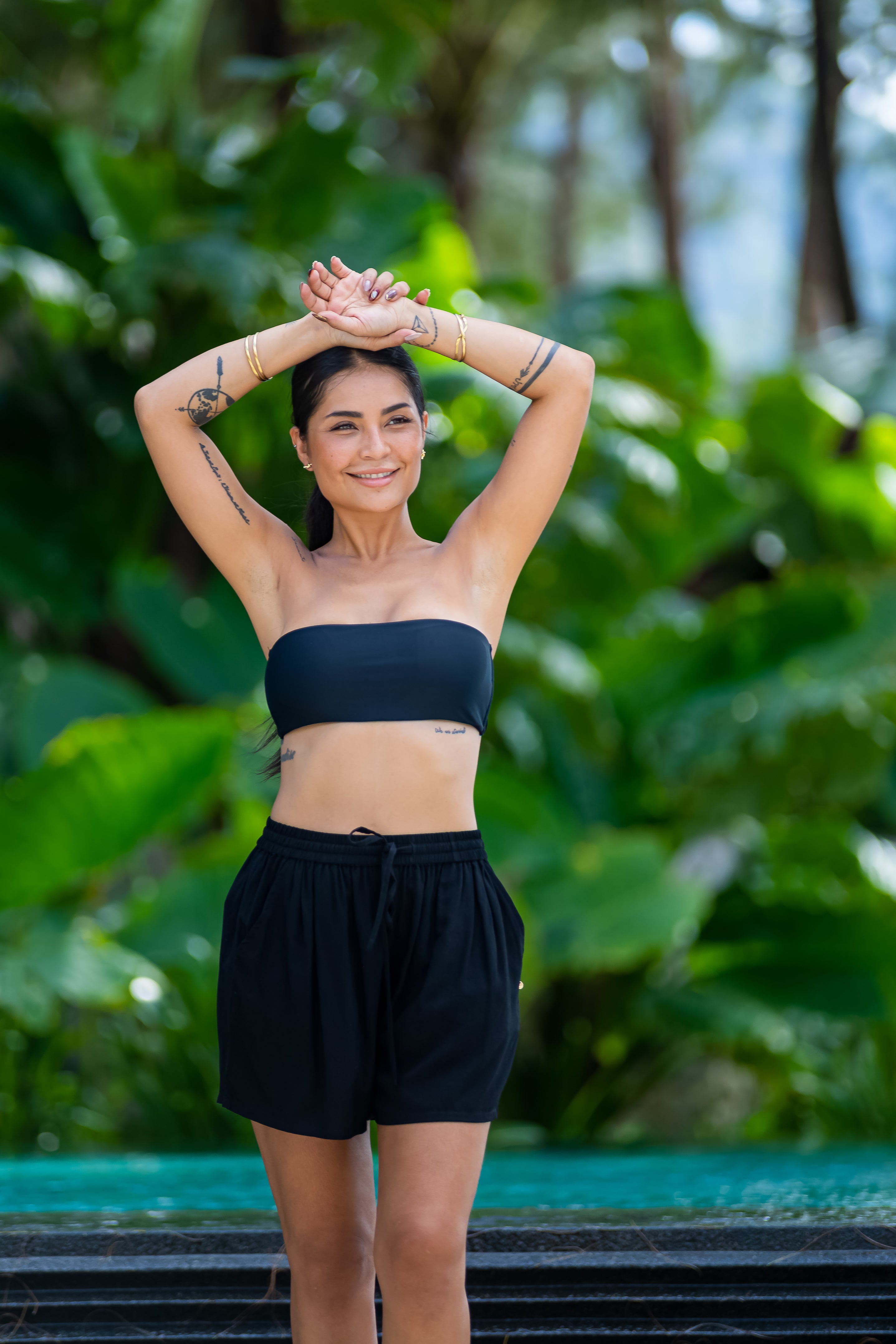 Black Cheetah Bandeau Tube Top