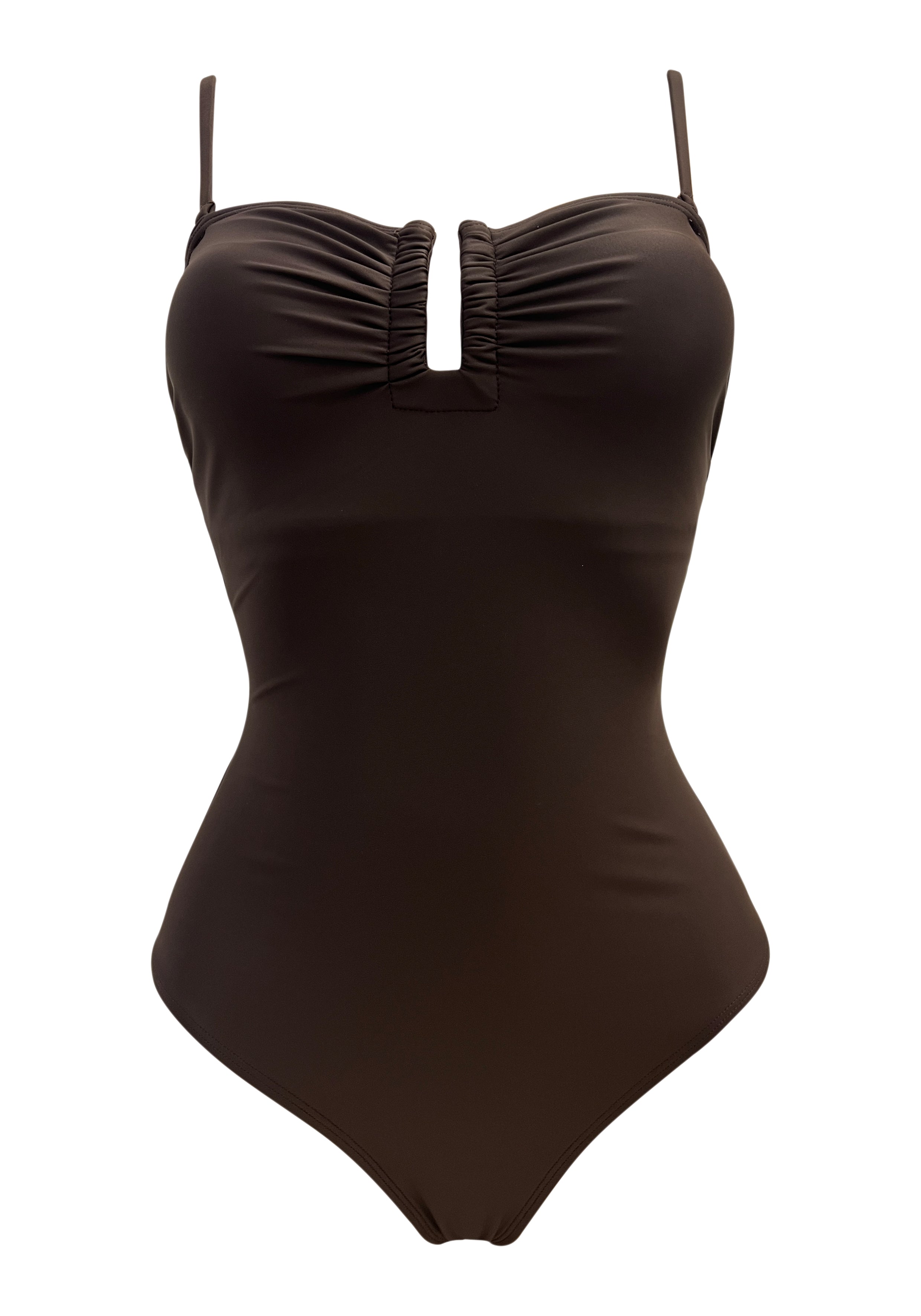 Maxime Brown Bandeau Onepiece