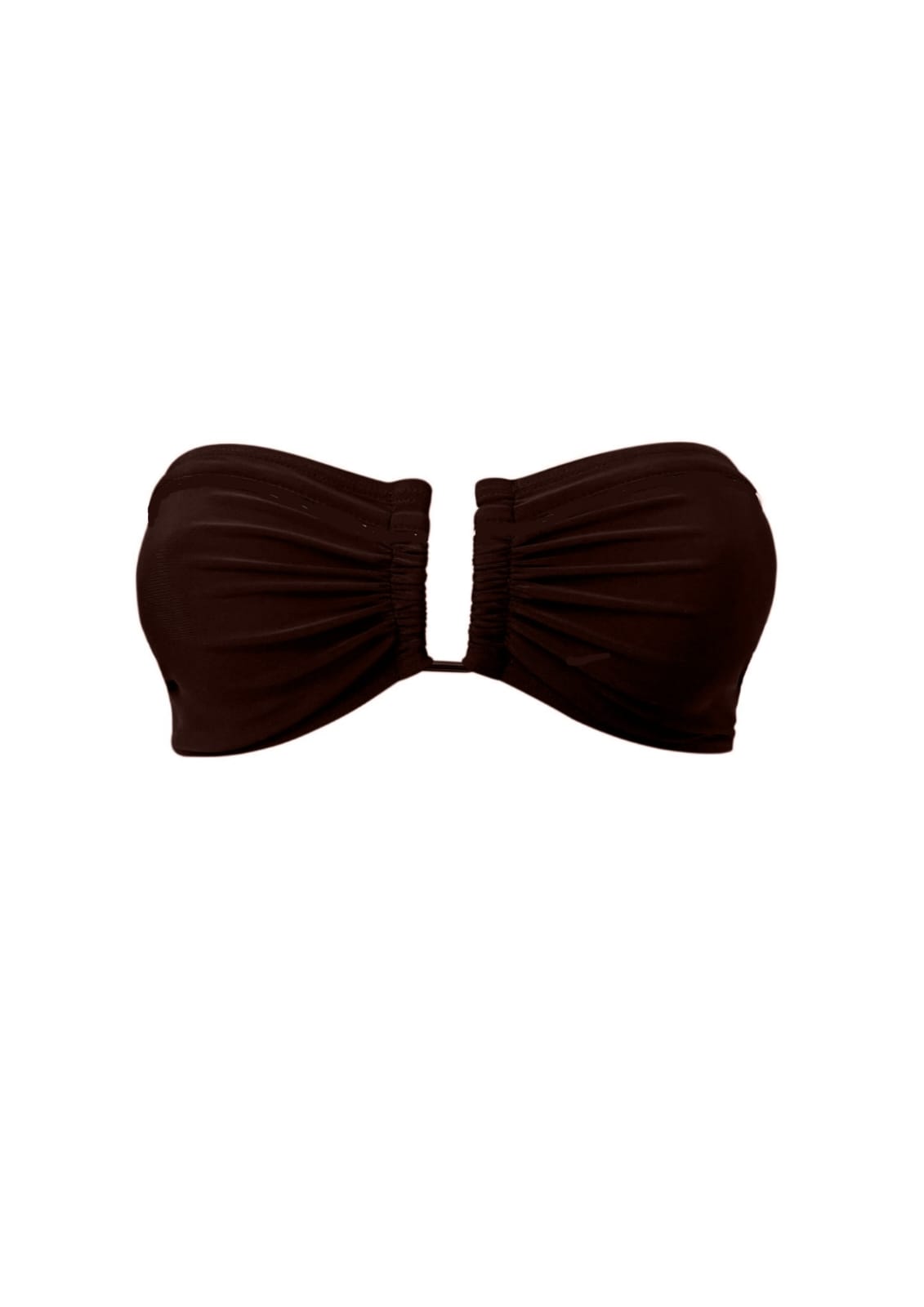 Maxime Brown Bandeau Top