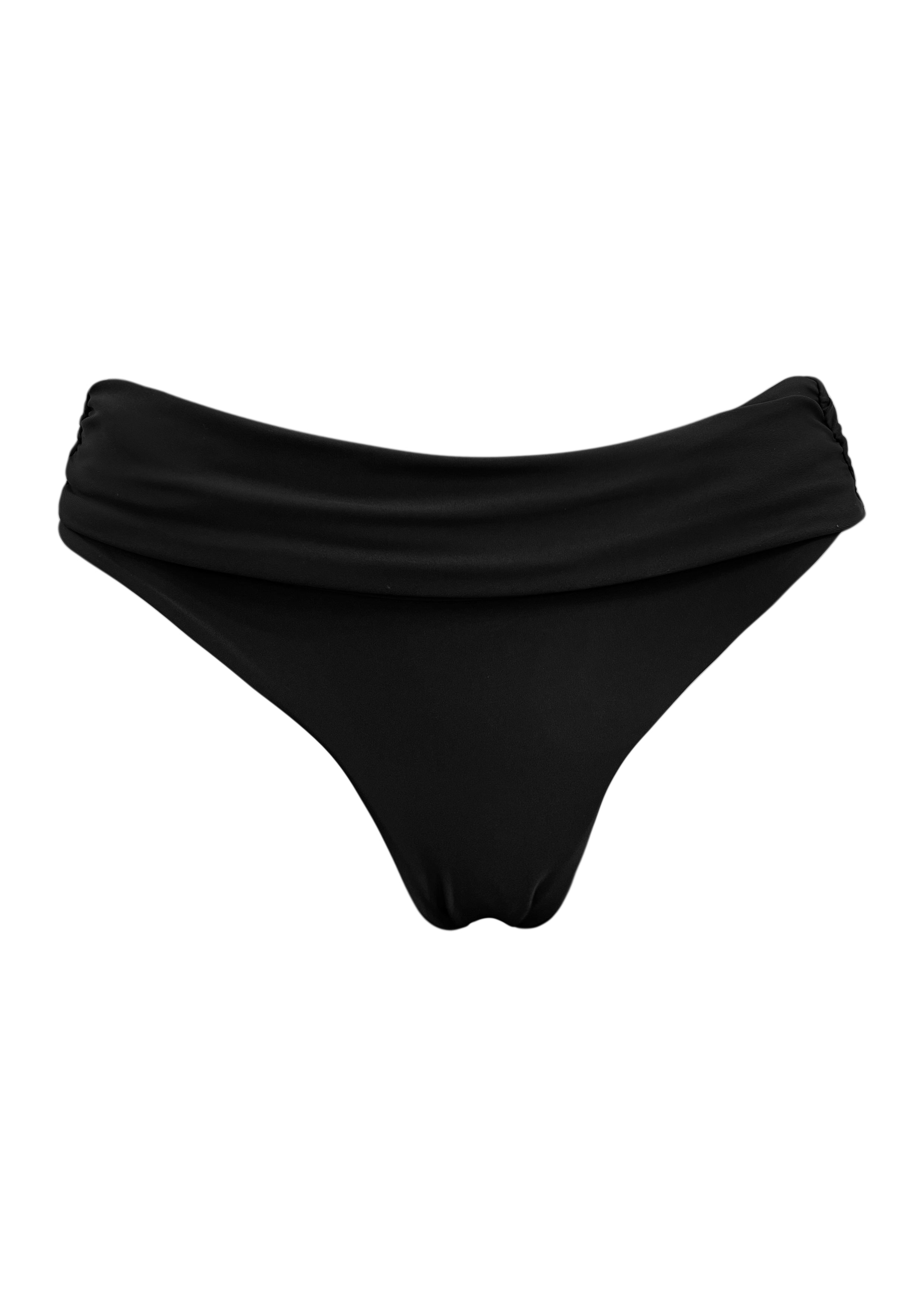 Black Fold Over Bottom