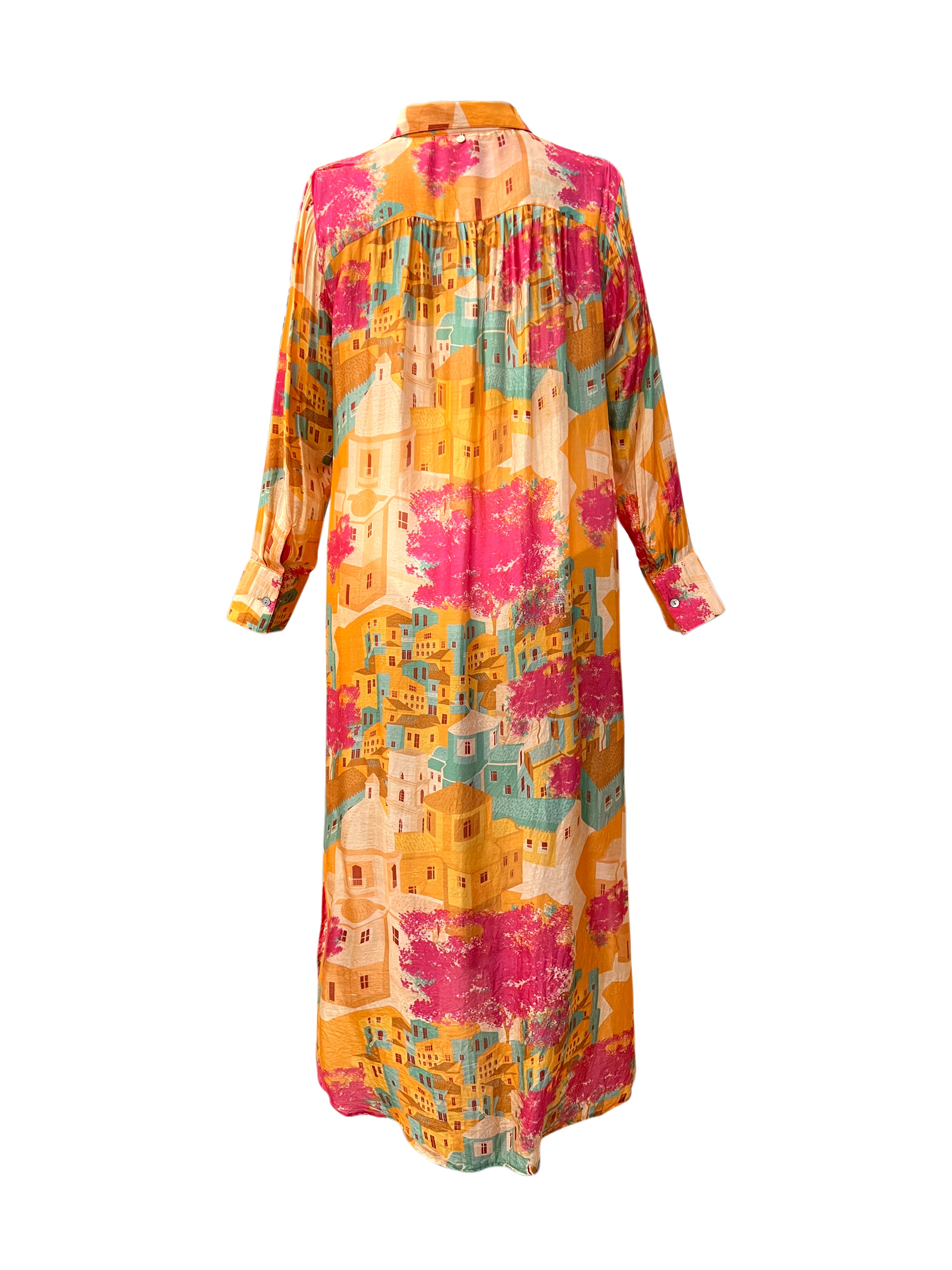 Greek Village Shirt Dress - Resort Collection