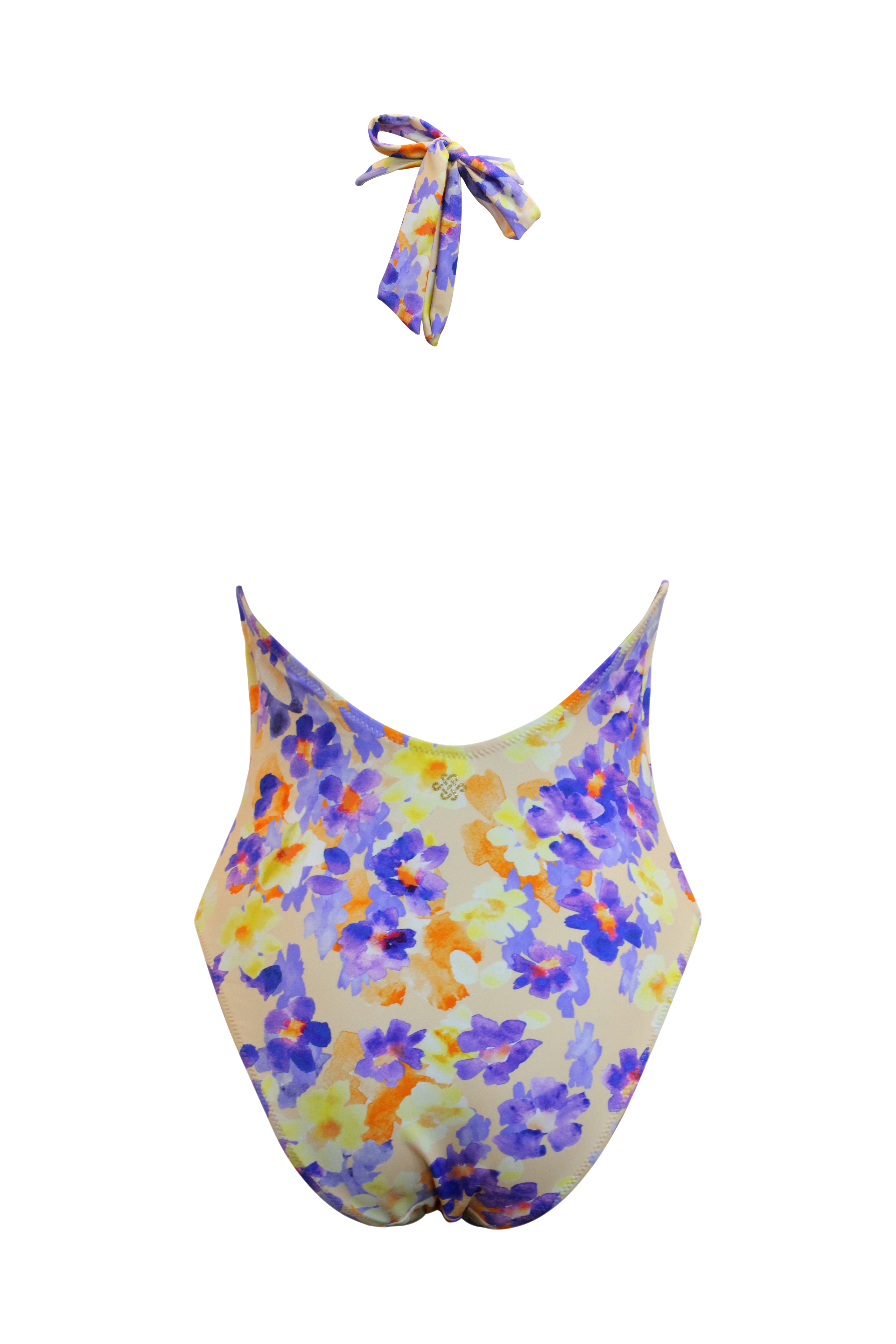 Lunch In Provence Deep Plunge Front Twist Onepiece