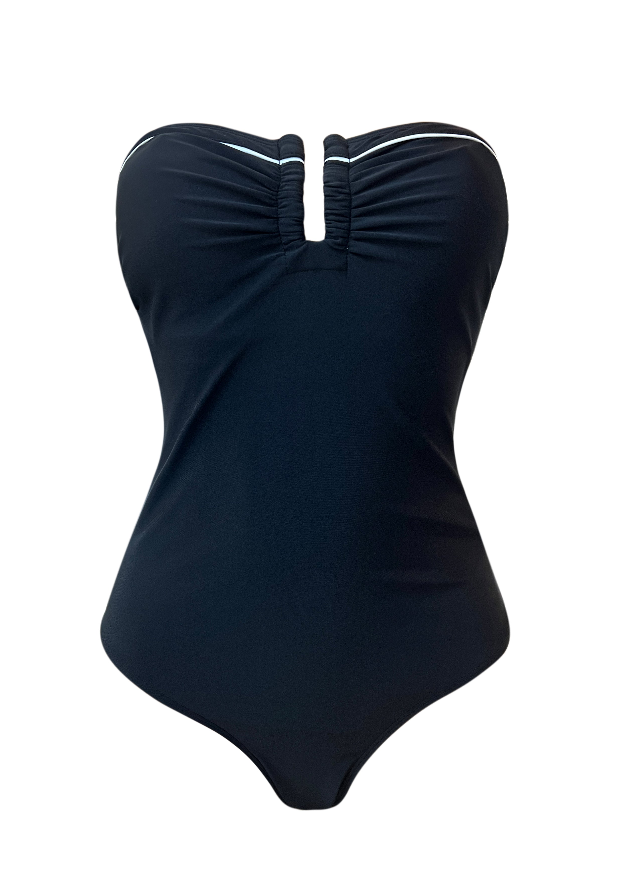 Maxime Black Bandeau Onepiece