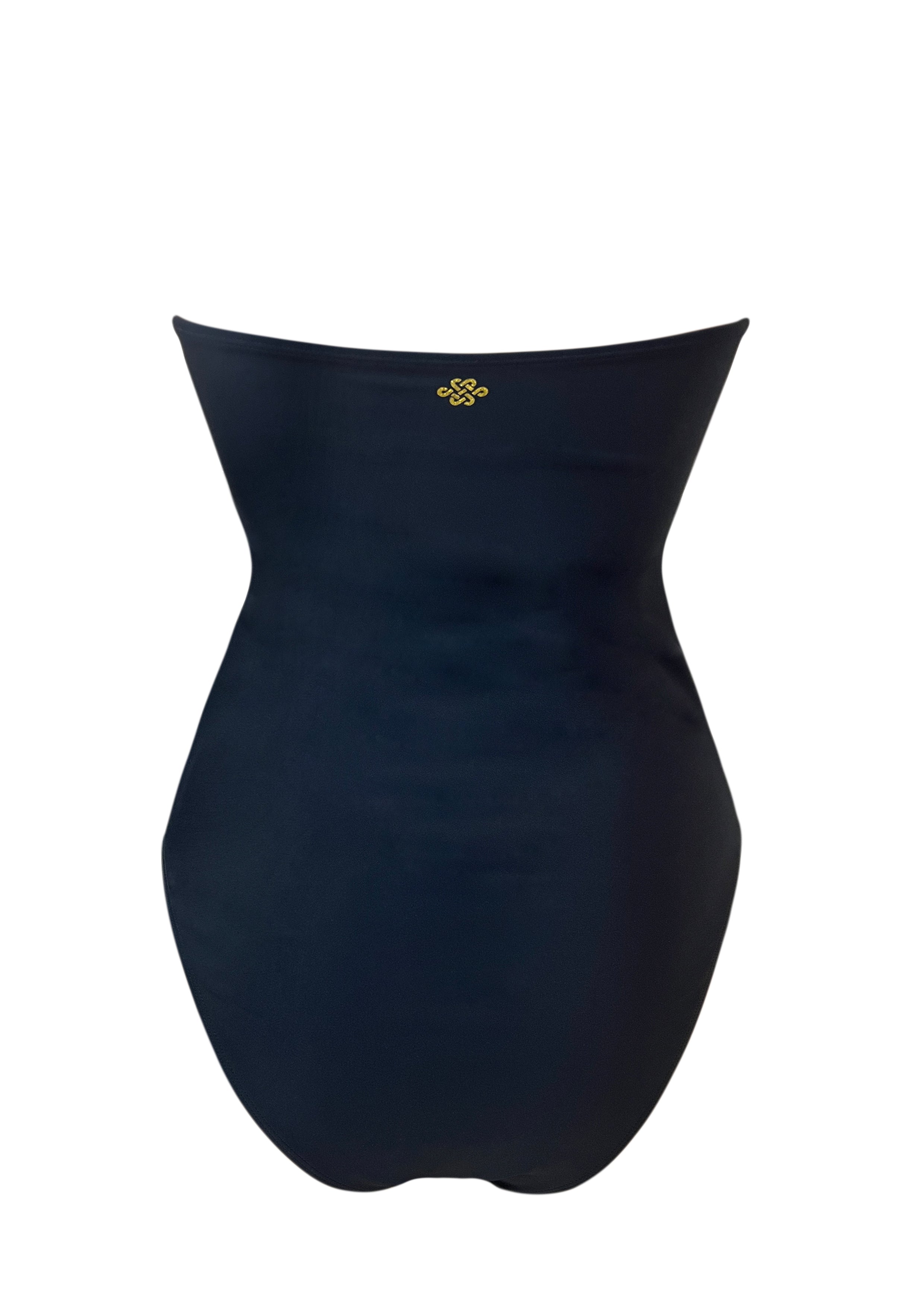 Maxime Black Bandeau Onepiece