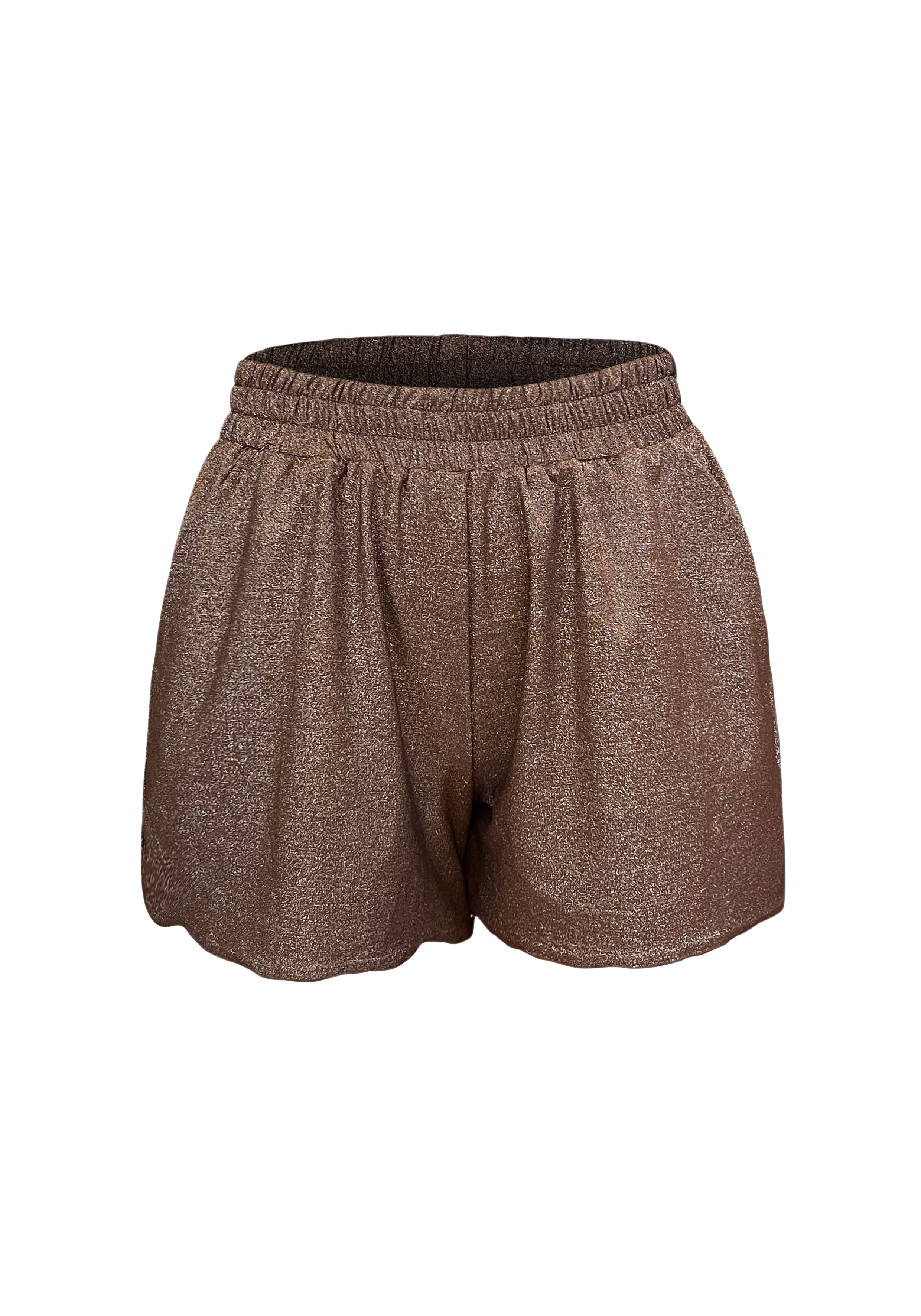 Golden Nougat Lurex Short
