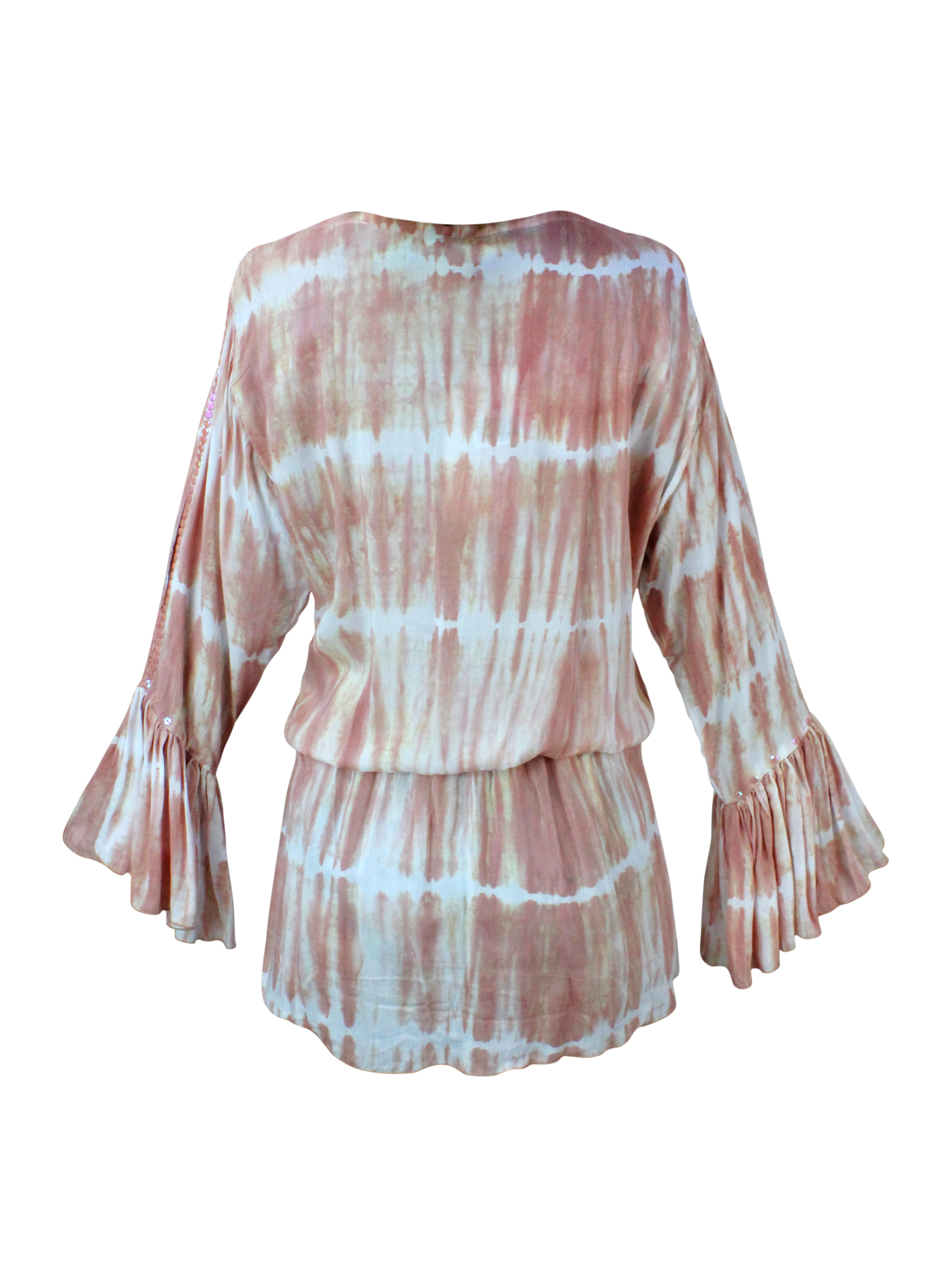 Rose Tan TieDye Now Or Never Dress - Resort Collection