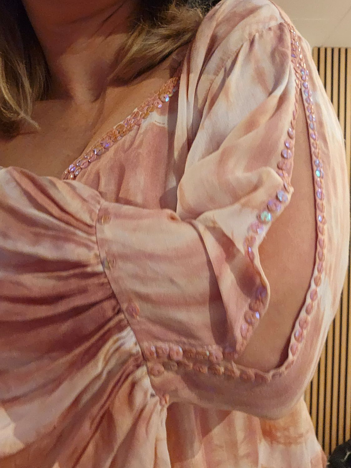 Rose Tan TieDye Now Or Never Dress - Resort Collection