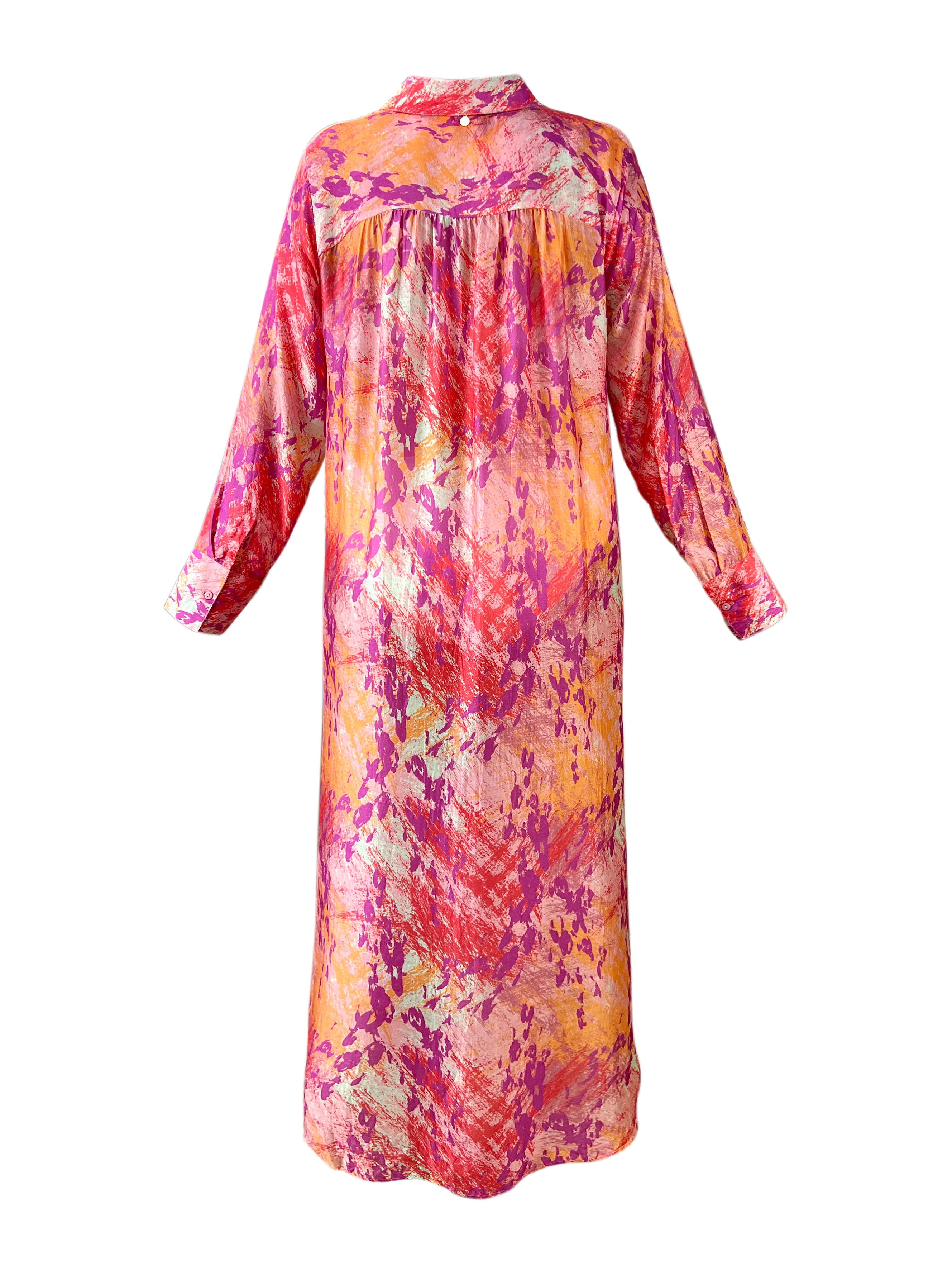 Sunset Skin Shirt Dress - Resort Collection