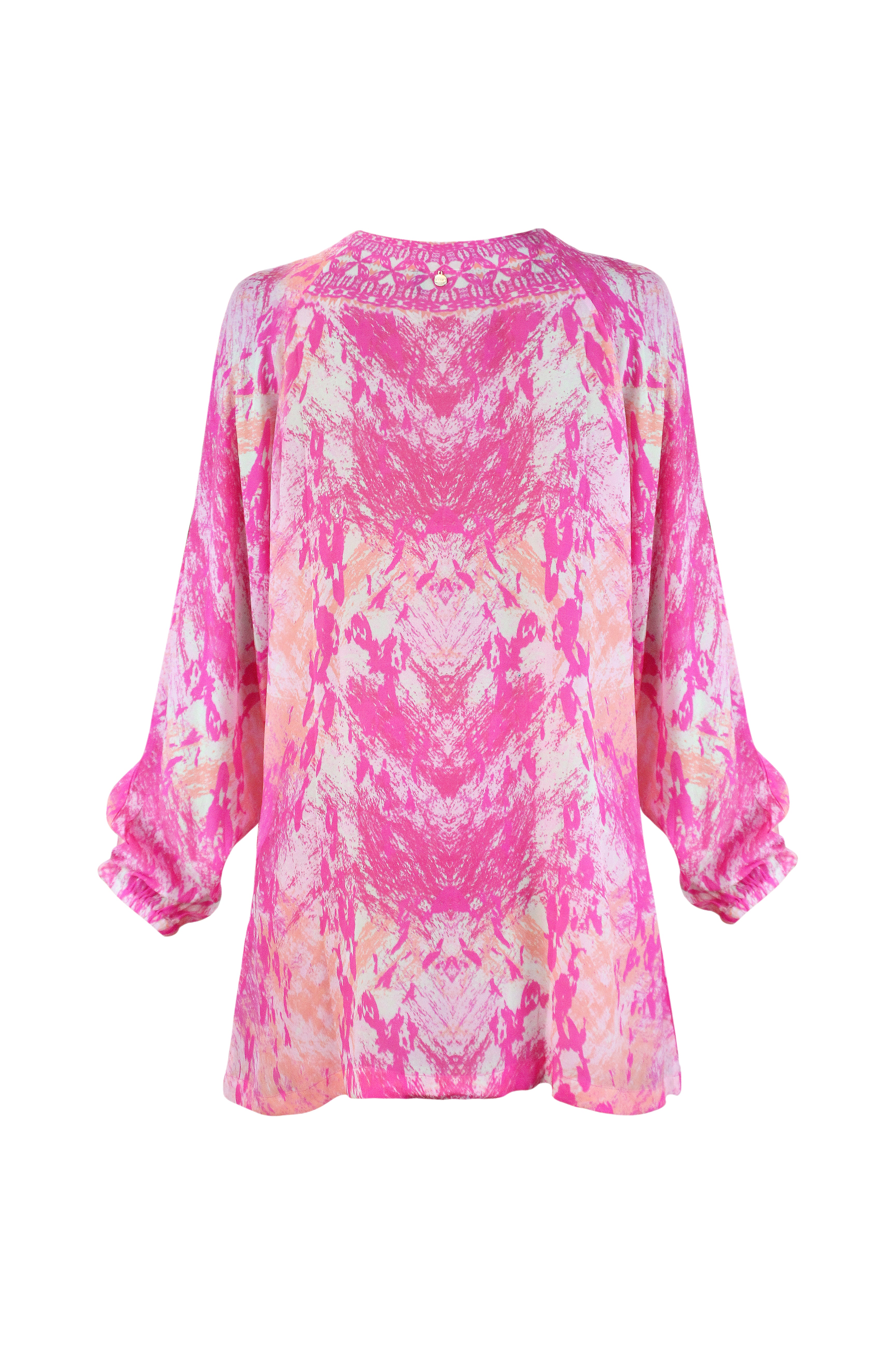 Sunset Skin Laceup Blouse - Resort Collection