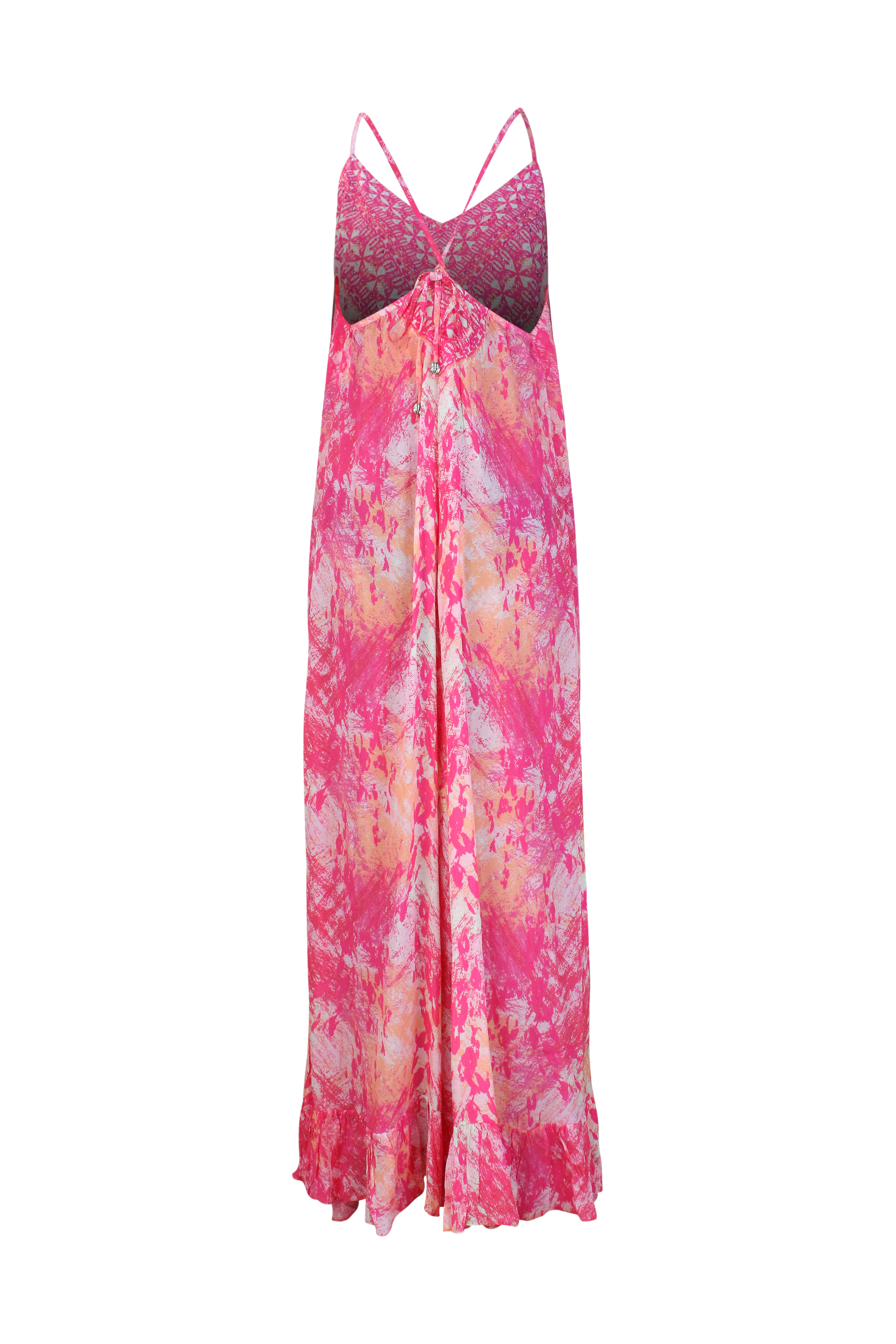 Sunset Skin Spaghetti Maxi Dress - Resort Collection
