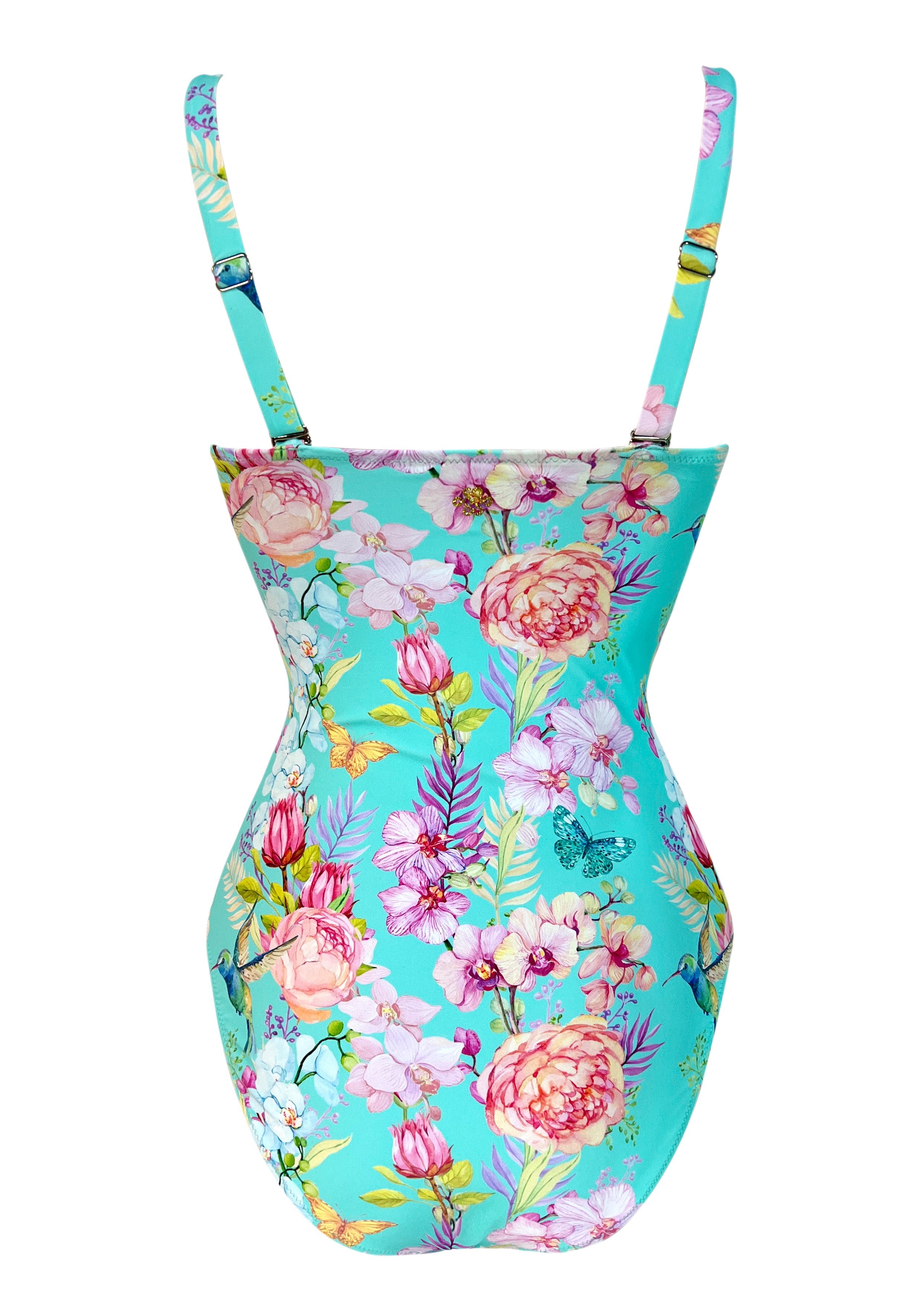 Exotiq Amalfi Balconet Onepiece w Removable cookies , adjustable removable straps