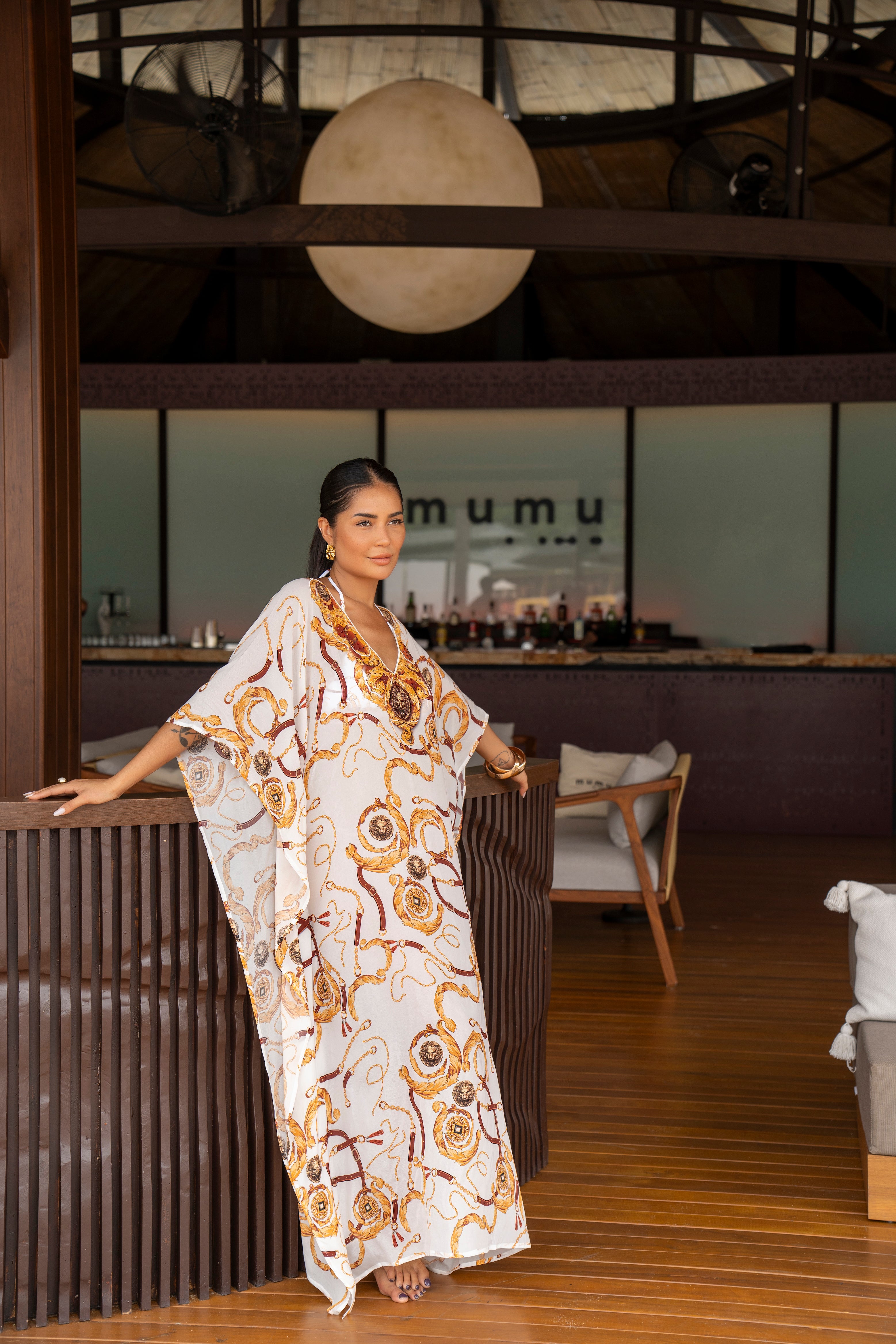 Goldie Godiva Maxi kaftan - Resort Collection