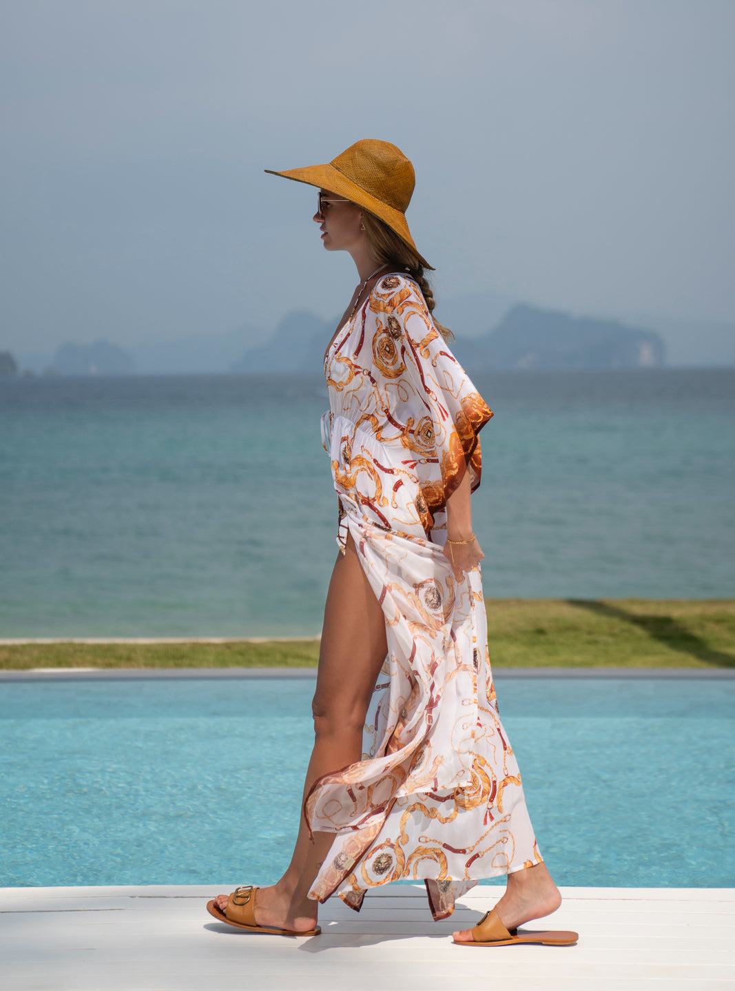 Goldie Open Kaftan - Resort Collection