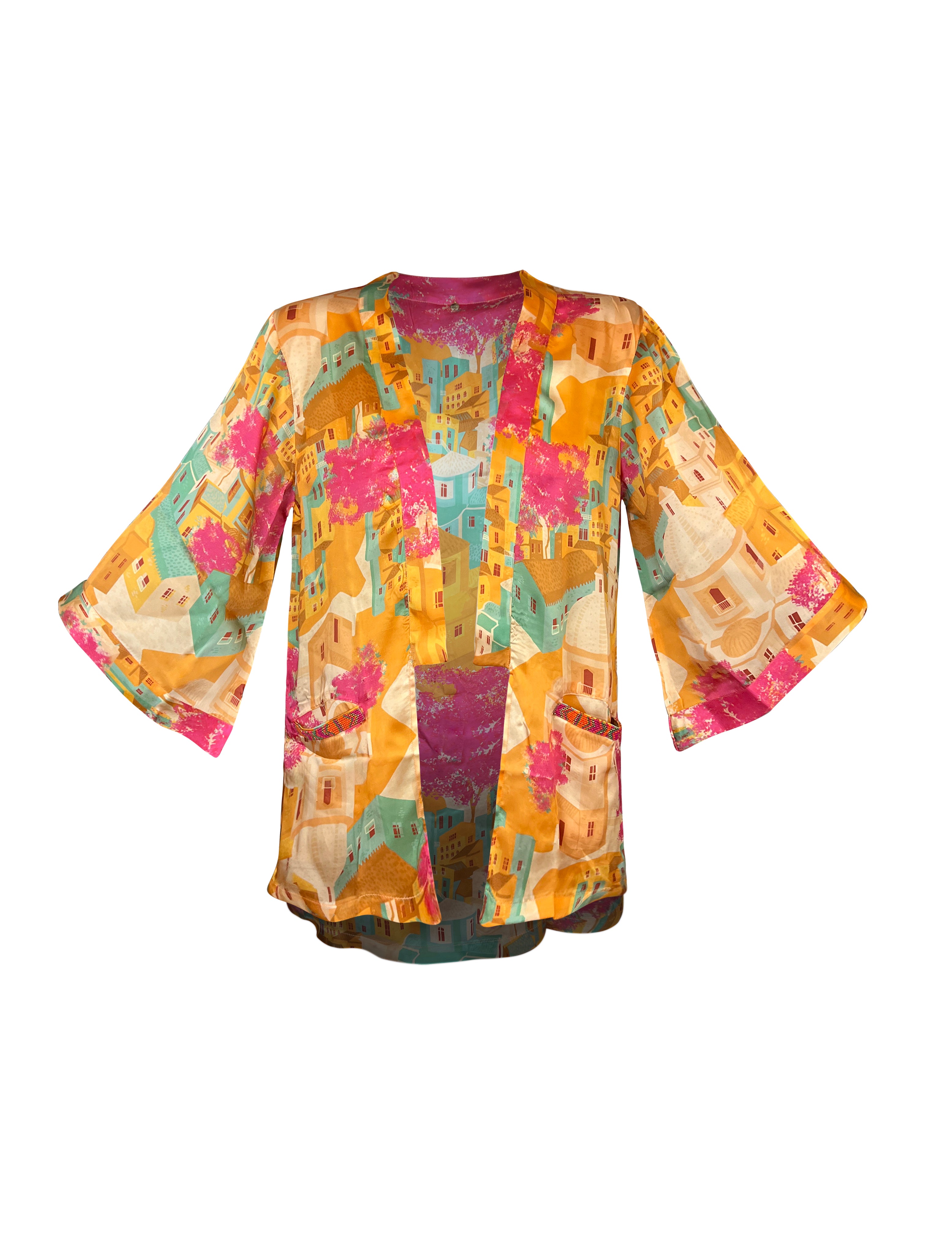 Greek Village Hedda Kimono - Resort Collection