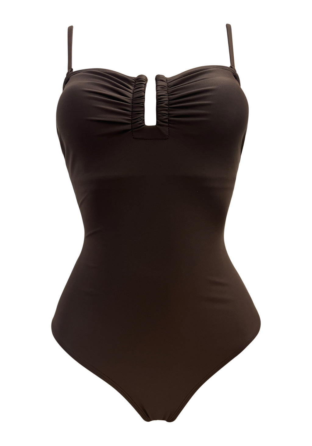 Maxime Brown Bandeau Onepiece