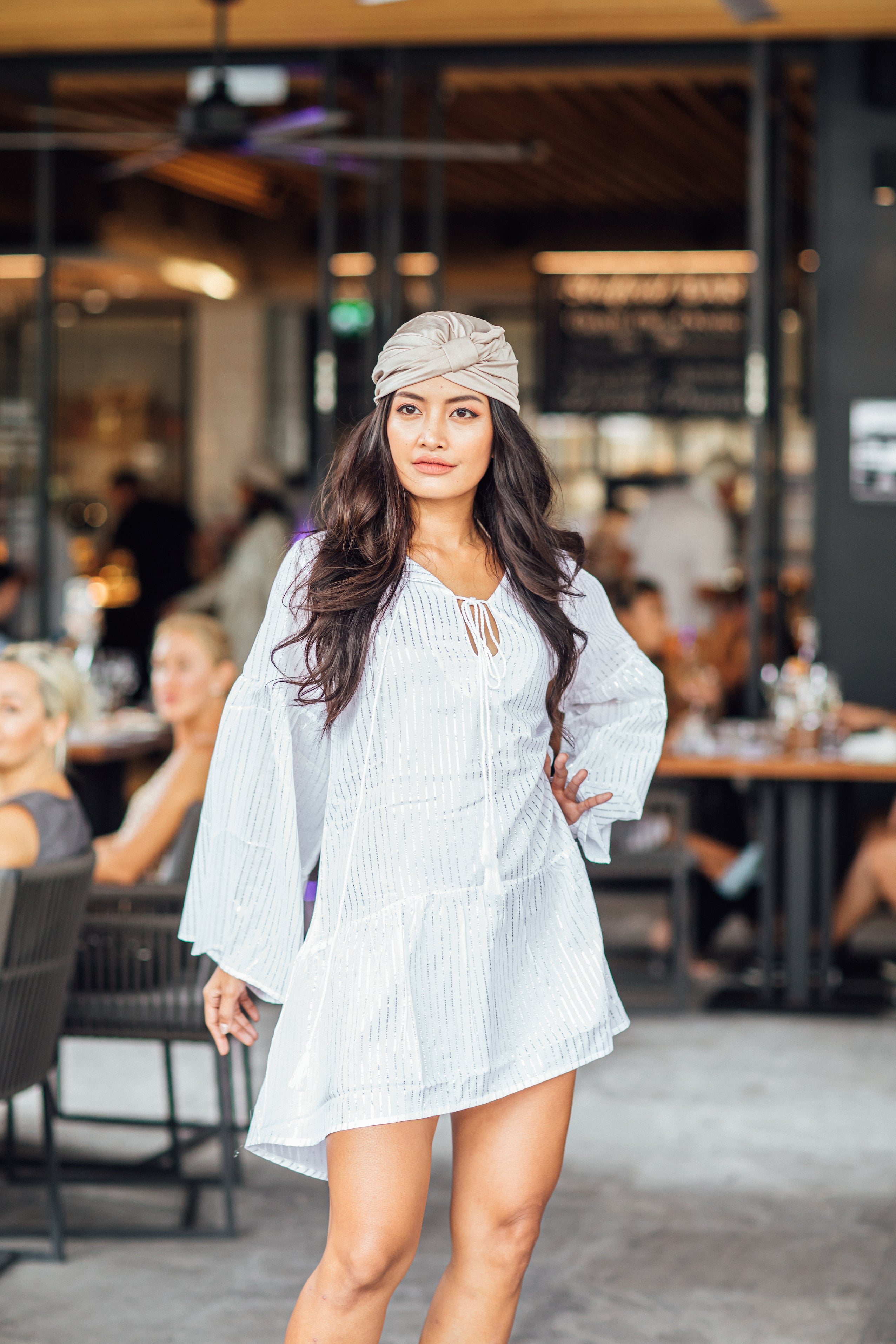 Emma Tunika Vit - Resort Collection