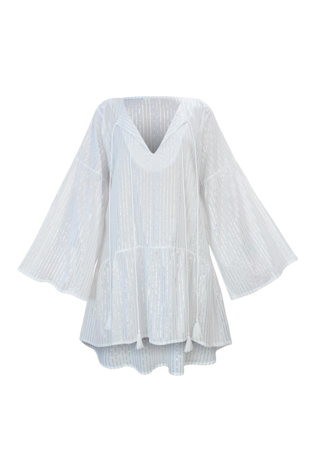 Emma Tunika Vit - Resort Collection