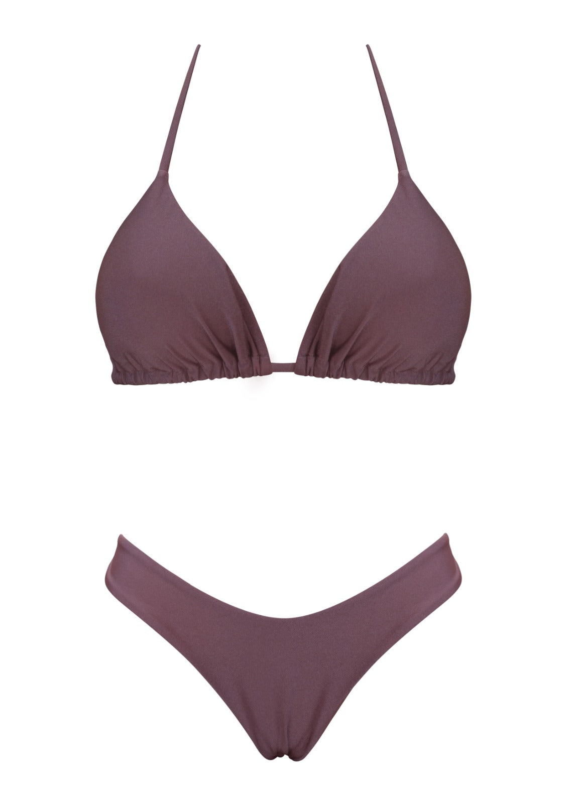 Maroon Triangel Top