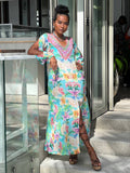 Phuket Holiday Front Slit Kaftan - Resort Collection