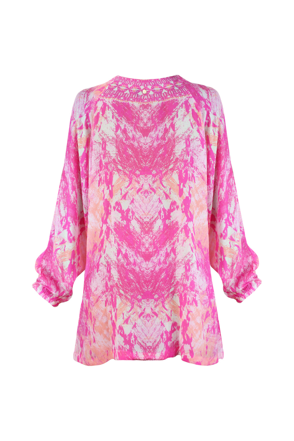 Sunset Skin Laceup Blouse - Resort Collection