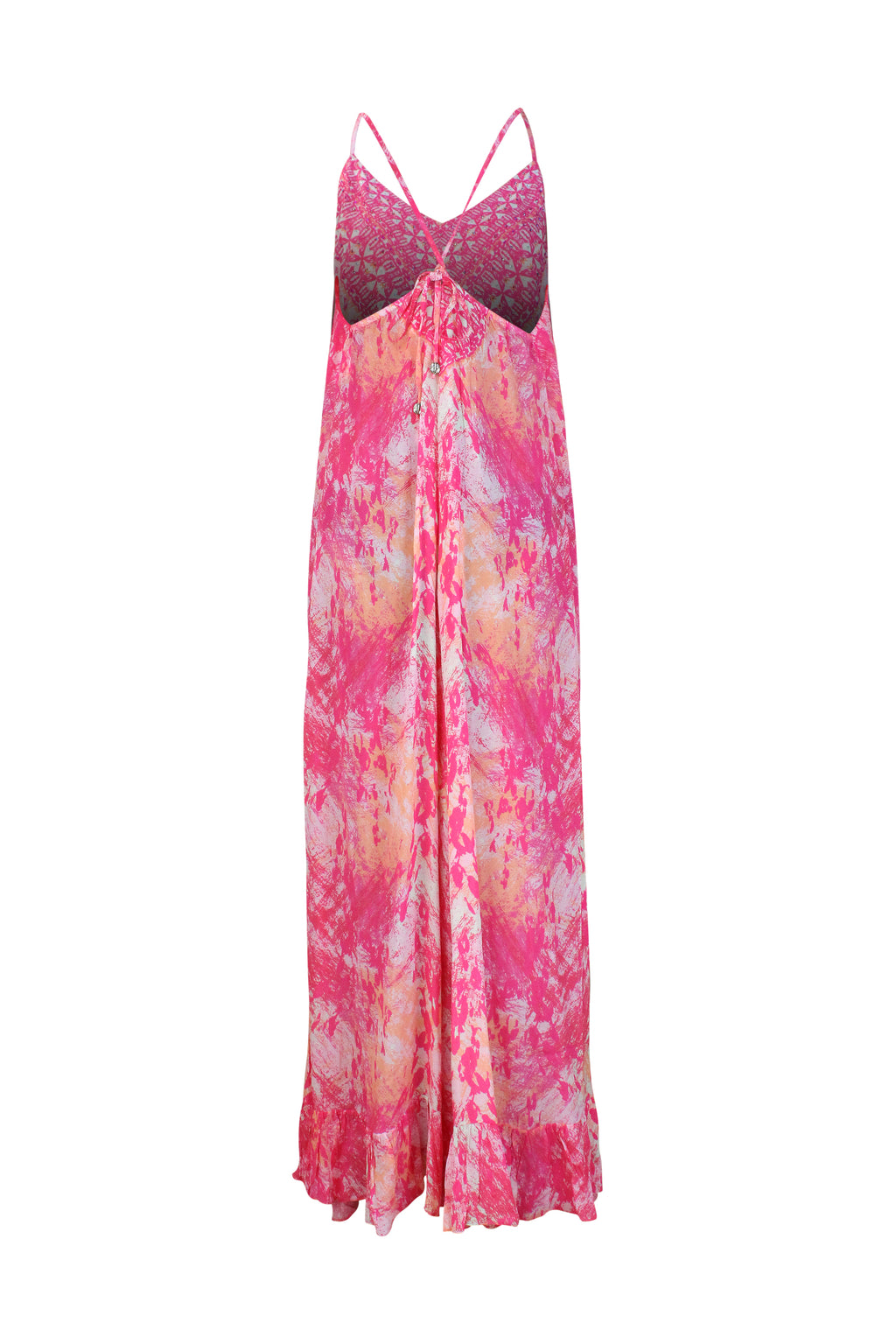 Sunset Skin Spaghetti Maxi Dress - Resort Collection