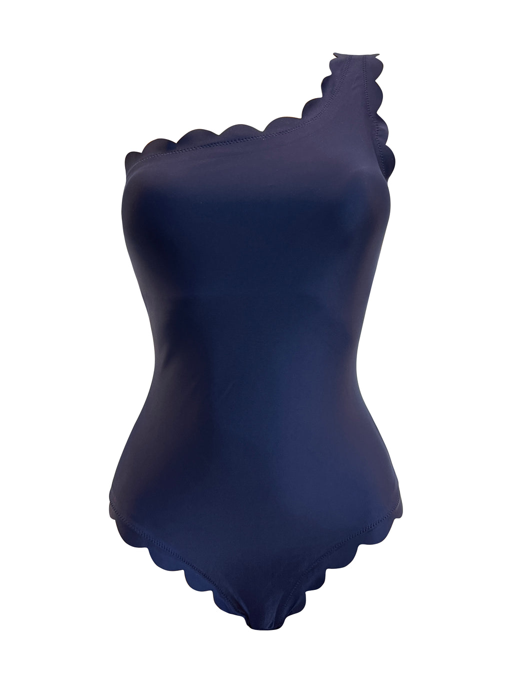 Venus Navy One Shoulder Onepiece