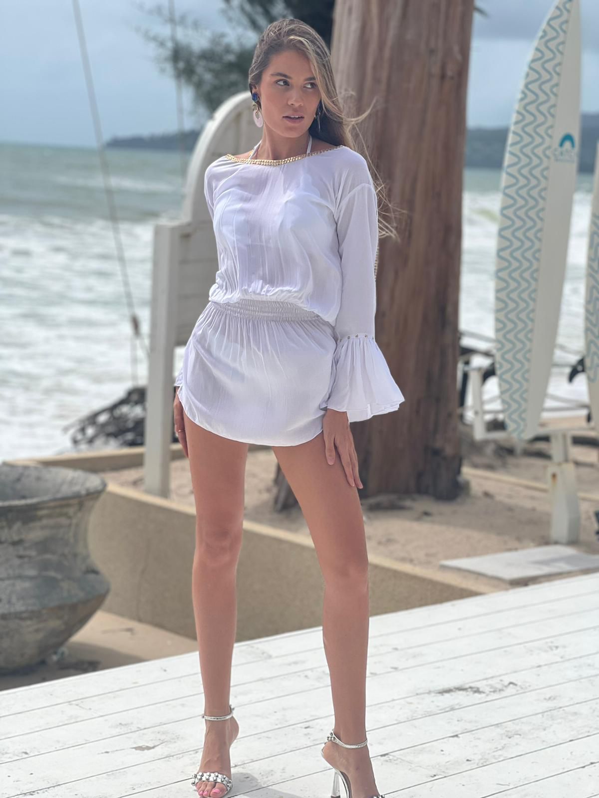 White Now Or Never Dress - Resort Collection