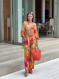 Greek Village Gypsy Wide Pant - Resort Collection